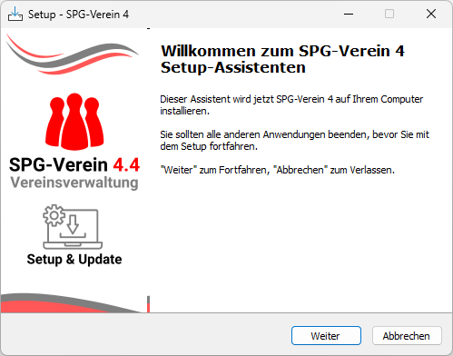 Setup-Assistent