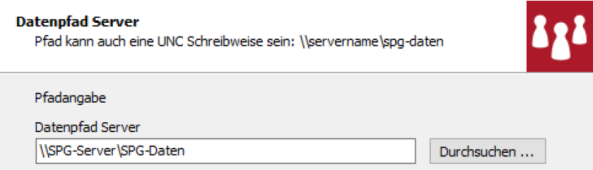 Datenpfad angeben