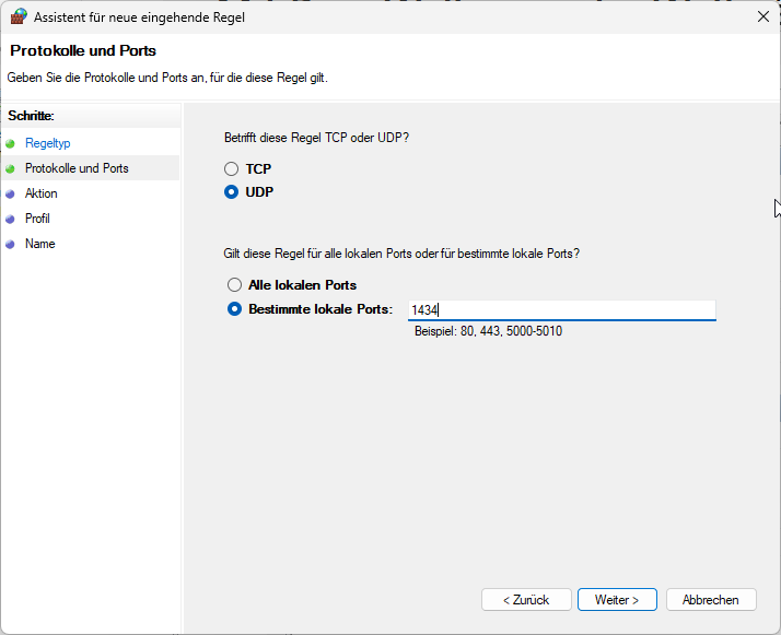UDP Port 1434