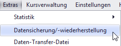 Datensicherung wiederherstellen