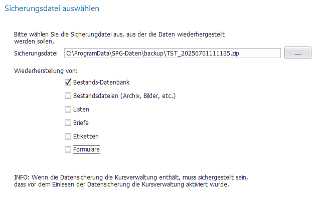 Wiederherstellung Server2
